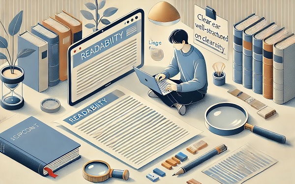 可読性について学びます。読みやすさを専門的には「可読性」と言い「可読性が高い文章」は良い文章です。